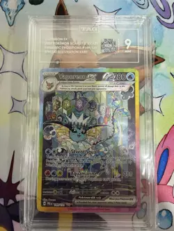 Pokemon TCG Vaporeon EX Prismatic Evolutions Special Illustration Card 149/131 - Image 1