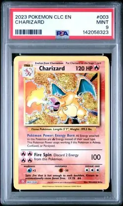 2023 POKEMON TRADING CARD GAME CLASSIC #003 CHARIZARD PSA 9 - Image 1