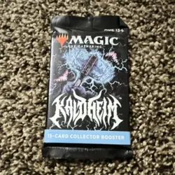 Magic: The Gathering Kaldheim Collector Booster Pack 15 Cards English - Image 1
