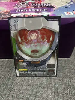 Gundam Card Game GD02-088 Flit Asuno R+ In Hand ENGLISH - Image 1