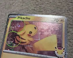 TRIPLE SWIRL - Pikachu 051/162 Pokemon Day 2026 Stamped Pokemon Card Fart SwirlU - Image 3
