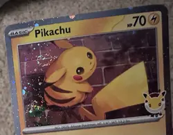 TRIPLE SWIRL - Pikachu 051/162 Pokemon Day 2026 Stamped Pokemon Card Fart SwirlU - Image 5