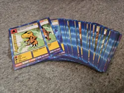 Digimon Digi-Battle TCG Starter Deck Complete 62-Card 1st ST Set Bandai 1999 - Image 1