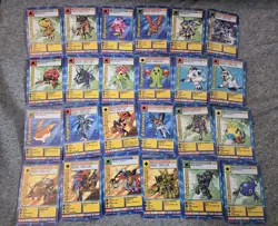 Digimon Digi-Battle TCG Starter Deck Complete 62-Card 1st ST Set Bandai 1999 - Image 2