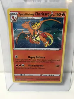 Special Delivery Charizard SWSH075 SWSH: Sword & Shield Promo Cards Holo NM - Image 1