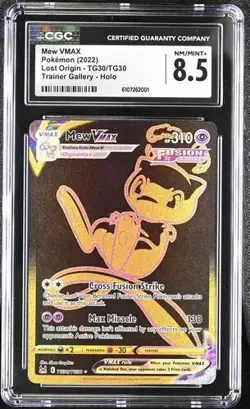 CGC NM/MINT+ 8.5: Mew VMAX (TG30/TG30) Pokemon Lost Origin (EN) - Image 1