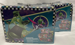 Pokemon TCG 2024 Treasure Chest Lunch Box Sealed Scarlet & Violet Lot of 2 - Image 1
