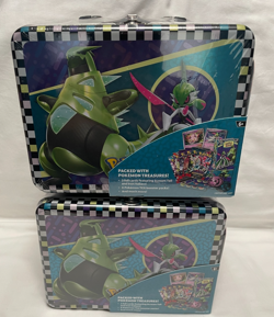 Pokemon TCG 2024 Treasure Chest Lunch Box Sealed Scarlet & Violet Lot of 2 - Image 2