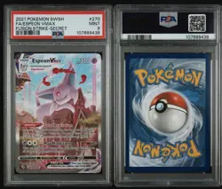 Pokemon Espeon VMAX Alternate Art Secret Rare Fusion Strike 270/264 PSA 9 2021 - Image 3