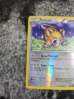 Raticate 105/149 Uncommon Reverse Holo Near Mint Pokemon Boundaries Crossed - Image 2