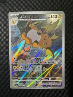 2023 Pokemon Paldea Evolved Raichu Illustration Rare IR 211/193 NM - Image 1