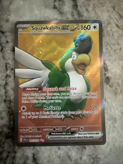 Pokemon TCG Squawkabilly ex 247/193 Sv02: Paldea Evolved Holo - Image 1