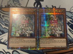 Yugioh High Priestess of Prophecy Quarter Century Secret Rare RA04-EN184 x2 - Image 1