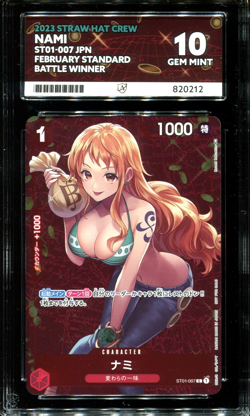 ACE 10 Nami ST01-007 C Standard Battle Winner Promo Japanese One Piece TCG - Image 1