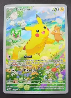 Pokemon TCG Scarlet & Violet Promo Pikachu Full Art Holo Card #88 UNGRADED - Image 1
