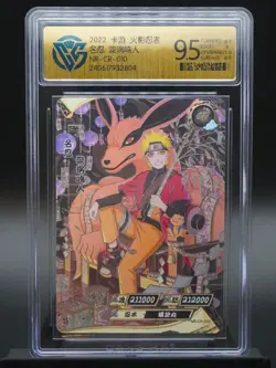 Naruto Uzumaki NR-CR-010 Naruto Kayou Youth Scroll Card Grade 9.5 - Image 1