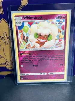 Whimsicott 144/236 Sm-Unified Minds Reverse Holo Pokemon Card NM - Image 1