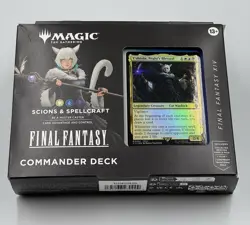 MAGIC the GATHERING FINAL FANTASY SCIONS & SPELLCRAFT COMMANDER DECK SEALED - Image 1