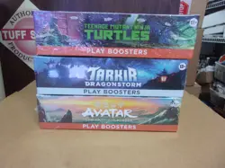 MTG TEENAGE NINJA TURTLES + AVATAR + TARKIR PLAY BOOSTER BOX LOT - Image 1