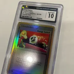 2003 Pokemon EX Ruby & Sapphire Energy Switch Reverse 82/109 CGC 10 GEM MINT - Image 4