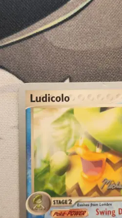 Ludicolo 10/107 Holo EX Deoxys 2005 Michael Gonzalez Signed – NM LP Pokemon TCG - Image 5