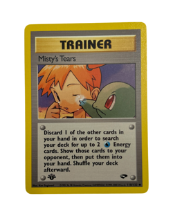 Pokemon Tcg Misty's Tears 118/132 1st Edition Gym Challange (NM) - Image 1