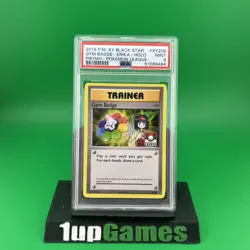 2016 POKEMON XY BLACK STAR PROMO POKEMON LEAGUE GYM BADGE-ERIKA-HOLO PSA 9 - Image 1