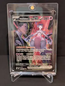 Pokemon Ewige Rivalen Deutsch - Team Rockets Mewtu ex - 231/182 SIR - Image 1