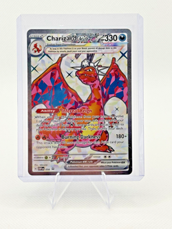 Charizard ex SVP056 Tera Dark Black Star Promo Pokemon Full Art NM - Image 1