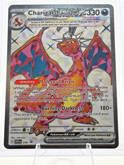 Charizard ex SVP056 Tera Dark Black Star Promo Pokemon Full Art NM - Image 3