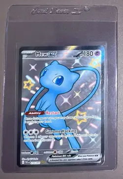Mew ex 216/091 - Scarlet & Violet Paldean Fates Pokemon - Image 1
