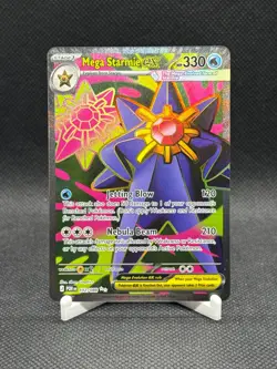 Mega Starmie Ex Full Art 102/088 Pokemon TCG Perfect Order English IN HAND - Image 1