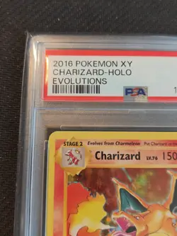 Pokemon XY Evolutions Charizard Holo 11/108 PSA 8 - Image 2