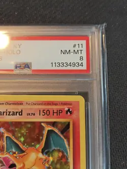 Pokemon XY Evolutions Charizard Holo 11/108 PSA 8 - Image 3