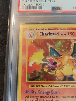 Pokemon XY Evolutions Charizard Holo 11/108 PSA 8 - Image 4