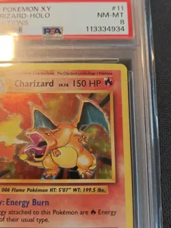 Pokemon XY Evolutions Charizard Holo 11/108 PSA 8 - Image 5