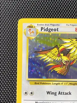 Pokemon TCG Pidgeot 8/64 Jungle Set Holo Rare WOTC VTG 1999 LP+ - Image 2