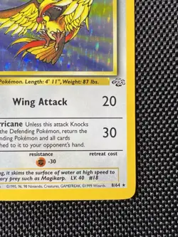 Pokemon TCG Pidgeot 8/64 Jungle Set Holo Rare WOTC VTG 1999 LP+ - Image 4