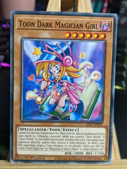 Toon Dark Magician Girl LDS1-EN057 Common LP/NM Yugioh Cards - Image 1