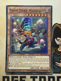 Toon Dark Magician - TDIL-EN032 - First Edition - Super Rare Yugioh NM/VLP - Image 2