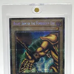 Right Arm of the Forbidden One BLCR-EN104 1st Edition YUGIOH - Image 3