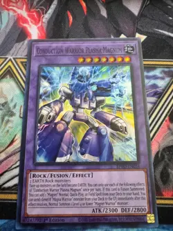 Yu-Gi-Oh! Conduction Warrior Plasma Magnum BPRO-EN034 Super Rare NM 1st Edition - Image 1