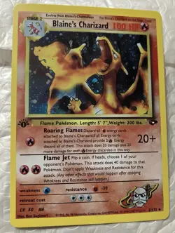 Work of art by a fan of Charizard Blaine’s Charizard 2/132 1st Edition - Image 2