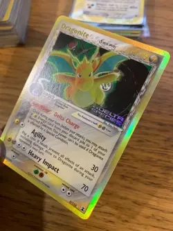 NM! Dragonite (3/113) EX Delta Species Stamped Reverse Holo Rare Pokemon Card! - Image 4
