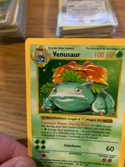 NM! Shadowless Venusaur (15/102) Base Set Holo Pokemon Card! FAST P&P! - Image 4