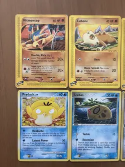 Lotto 6 Pokemon Card Komiya Eng Cubone Hitmontop Granbull Psyduck Loudred Holo - Image 2