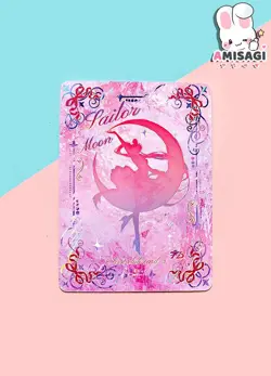 Sailor Moon Trading Card Game Luna Karte Anime Manga Kawaii Fan Made CDS-UR-06 - Image 3