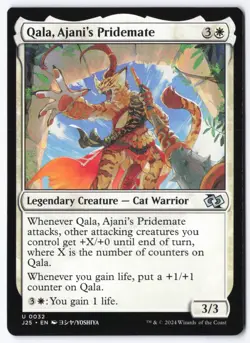 Qala, Ajani's Pridemate (Anime) U Foundations Jumpstart 32 NM - Image 1