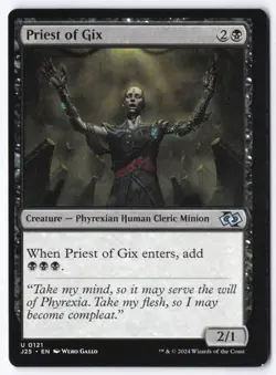 Priest of Gix U Foundations Jumpstart 121 NM - Image 1