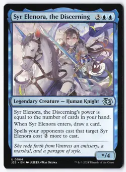 Syr Elenora, the Discerning (Anime) U Foundations Jumpstart 64 NM - Image 1
